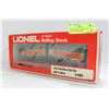 Image 1 : LIONEL GREAT NORTHERN FLAT CAR WITH TRAILERS