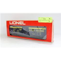 LIONEL ALASKA RR BOX CAR, 0 GAUGE
