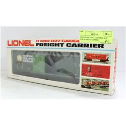 LIONEL BRITISH COLUMBIA BOX CAR, 0 AND 027 GAUGE