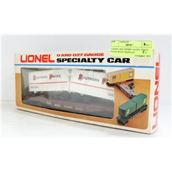 LIONEL SOUTHERN PACIFIC PIGGY BACK WITH TRAILERS