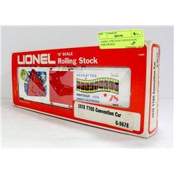 LIONEL 1978 TTOS CONVENTION CAR, 0 SCALE