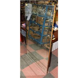 ESTATE ETCHED GLASS MIRROR 56" X 36"