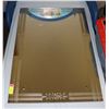 Image 1 : ESTATE ETCHED GLASS MIRROR 36" X 24"