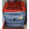 Image 1 : COLEMAN INFLATABLE COOLER WITH CHECKERBOARD &