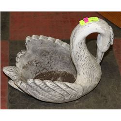 SWAN PLANTER  15" TALL