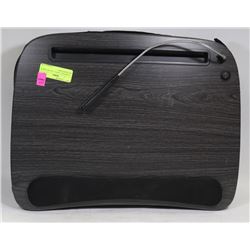 CUSHIONED LAPTOP LAP HOLDER W/ RECHARGEABLE