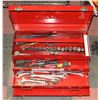 Image 1 : BEACH 4 LEVEL METAL TOOLBOX FULL OF TOOLS