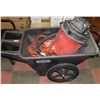 Image 1 : RUBBERMAID WHEELBARROW SOLD WITH SHOP VAC