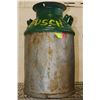Image 1 : VINTAGE RUSTIC MILK CREAM CAN