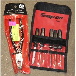 SPECIALITY TOOLS, SNAP ON SET AND HANDTOOL VICE