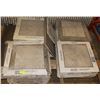 Image 1 : 8 BOXES OF 18" X 18" CERAMIC FLOOR TILES, TOTAL