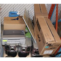 PALLETOF ESTATE MISC. STEREO EQUIPMENT AND MORE