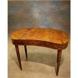 Damskrivbord njurformat björk 1920-30-t