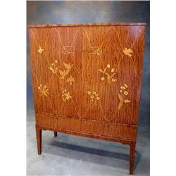 Serveringsskåp bobinja med intarsia i o