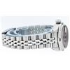 Image 7 : Rolex Ladies Stainless Steel Pink Diamond & Emerald Datejust Wristwatch