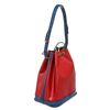 Image 1 : Louis Vuitton Red Blue Epi Leather Noe GM Drawstring Shoulder Bag