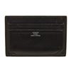 Hermes Black Leather Citizen Twill Card Holder