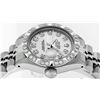 Image 6 : Rolex Ladies Stainless Steel Silver Pyramid Diamond Datejust Wristwatch