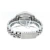 Image 9 : Rolex Ladies Stainless Steel Silver Pyramid Diamond Datejust Wristwatch