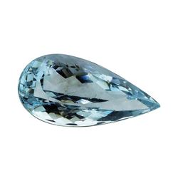 3.92 ct.Natural Pear Cut Aquamarine