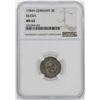 Image 1 : 1784-A Germany Silesia 3 Krezuer Coin NGC MS62