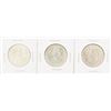 Image 1 : Set of (3) 1935 Arkansas Centennial Commemorative Half Dollar Coins