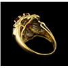 Image 3 : 1.35 ctw Ruby and Diamond Ring - 18KT Yellow Gold