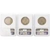 Image 2 : Set of (3) 1946/D/S Booker T. Washington Memorial Half Dollar Coins NGC MS65
