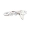 Image 1 : 1.00 ctw Diamond Vintage Motif Ring - Platinum