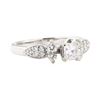 0.82 ctw Diamond Ring - 14KT White Gold