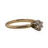 Image 1 : 0.65 ctw Diamond Solitaire Ring - 14KT Yellow Gold