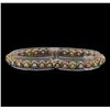 Image 2 : 1.65 ctw Diamond Bracelet - 14KT Tri Color Gold