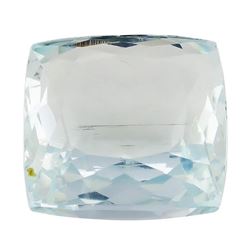 8.82 ct.Natural Square Cushion Cut Aquamarine