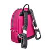 Image 2 : MCM Beet Root Pink Small Coated Canvas Stark Odeon Backpack