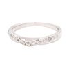 Image 1 : 0.3 ctw Diamond Ring - 14KT White Gold