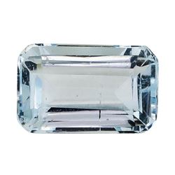 1.93 ct.Natural Emerald Cut Aquamarine