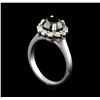 Image 4 : 2.86 ctw Black Diamond Ring - 14KT White Gold