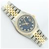 Image 3 : Rolex Mens 2 Tone 14K Blue String VS Diamond Datejust Wristwatch