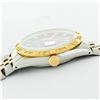 Image 5 : Rolex Mens 2 Tone 14K Blue Vignette String Pyramid Diamond Datejust Wristwatch
