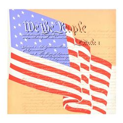 We the People by Steve Kaufman (1960-2010)