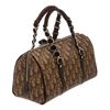 Christian Dior Brown Monogram Trotter Romantique Boston Bag