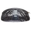 Image 2 : MCM Navy Blue Python Snakeskin Clutch Bag