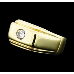 0.25 ctw Diamond Ring - 14KT Yellow Gold