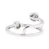 Image 3 : 0.83 ctw Diamond Ring - 14KT White Gold