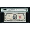 Image 1 : 1963 $2 Legal Tender STAR Note PMG 66EPQ