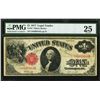 Image 1 : 1917 $1 Binary Serial Legal Tender Note PMG 25