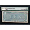Image 2 : 1864 $10 Confederate States of America Note PMG 62EPQ