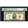 Image 1 : 1953A $5 Legal Tender STAR Note PMG 64EPQ