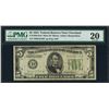 Image 1 : 1934 $5 Cleveland Federal Reserve STAR Note PMG 20