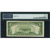 Image 2 : 1934 $5 Cleveland Federal Reserve STAR Note PMG 20